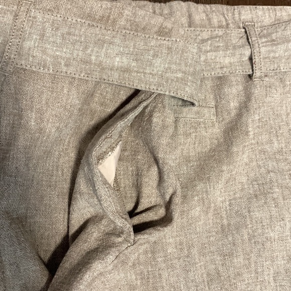 Addition Elle Belted Linen Shorts - Picture 6 of 15